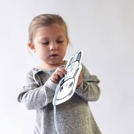 Cartes de laçage - bébés animaux Multi-coloured 5 - vertbaudet enfant 