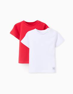-Pack 2 t-shirts unis en coton