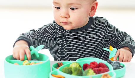 Coffret repas en silicone ventouse 4 pièces Vert 4 - vertbaudet enfant 