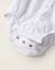 Body-chemise en coton Blanc+Bleu clair 4 - vertbaudet enfant 