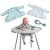 Coffret la dme - 1 kit dove grey + 2 bavoirs pour kit + 1 cuillère Bleu 1 - vertbaudet enfant 