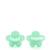 Set de 2 couverts d'apprentissage ergonomiques Vert 4 - vertbaudet enfant 