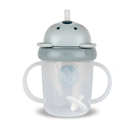 Tasse anti fuite + paille lestée koala - v3 Vert 4 - vertbaudet enfant 