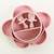 Coffret repas en silicone ventouse 4 pièces Rose 2 - vertbaudet enfant 