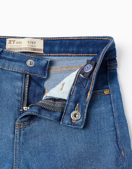 Jean flexible Bleu+Bleu foncé 3 - vertbaudet enfant 