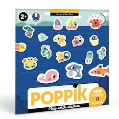 Jouet-Activités artistiques et musicales-Cartes et stickers animaux de la mer