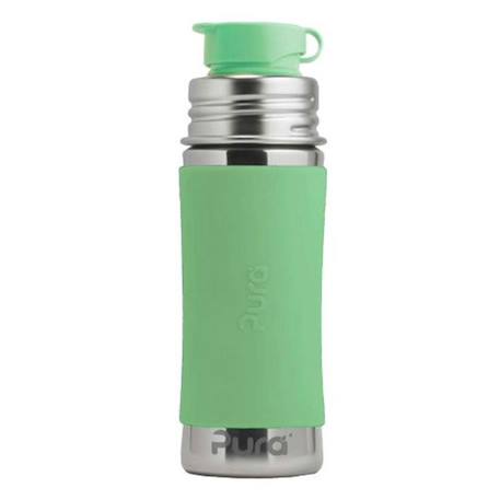 Gourde sport en inox 325 ml - moss Vert 1 - vertbaudet enfant 