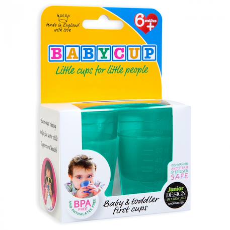 Lot de 4 premières tasses d'apprentissage Vert 2 - vertbaudet enfant 