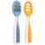 Lot de 2 pré-cuillères bleu et orange Multicolore 1 - vertbaudet enfant 