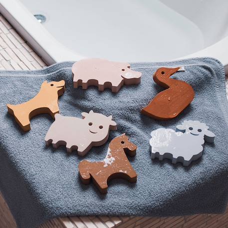 Waterfun set - 6 animaux ferme Multi-coloured 1 - vertbaudet enfant 