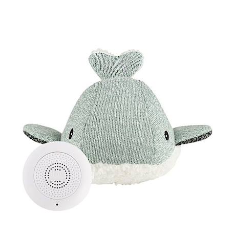 Peluche bruit blanc moby la baleine Vert 1 - vertbaudet enfant 