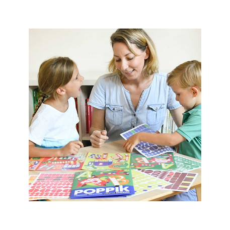 Poster panoramique 520 stickers les lettres de a à z Multi-coloured 2 - vertbaudet enfant 