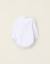Body-chemise en coton Blanc+Bleu clair 2 - vertbaudet enfant 