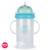 Grande tasse anti fuite + paille lestée ourson bleu - 300 ml Bleu 3 - vertbaudet enfant 