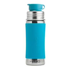 Puériculture-Repas-Gourde sport en inox 325 ml - aqua