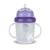 Tasse anti fuite + paille lestée chouette  - v3 Violet 4 - vertbaudet enfant 