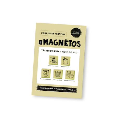 Les magnétos - mes petites missions : tâches de niveau 3 (6-7 ans) Multi-coloured 1 - vertbaudet enfant 