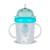 Tasse anti fuite + paille lestée ourson bleu - v3 Bleu 4 - vertbaudet enfant 