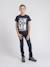 T-shirt col rond pur coton jamijel garçon Antra+Bleu marine+Noir 4 - vertbaudet enfant 