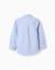 Chemise en oxford de coton Blanc+Bleu clair 5 - vertbaudet enfant 