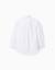 Chemise en oxford de coton Blanc+Bleu clair 2 - vertbaudet enfant 