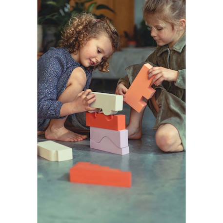 Bloc puzzle - earth Multi-coloured 3 - vertbaudet enfant 