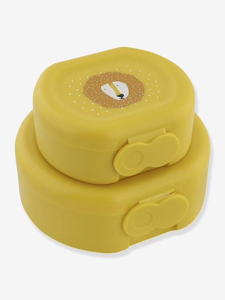 Boite à goûter à clip bleu+jaune+orange+rose nude+vert 13 - vertbaudet enfant 