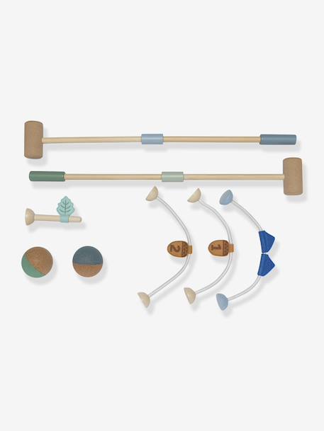 Set de croquet en liège multicolore 1 - vertbaudet enfant 
