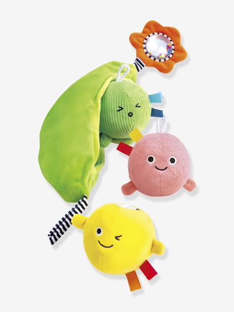Hochet 3 petits pois multicolore 3 - vertbaudet enfant 