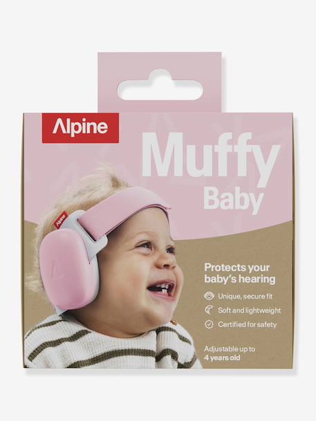Casque antibruit Muffy baby bleu+menthe+rose nude 16 - vertbaudet enfant 