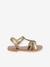 Sandales cuir enfant Baguera PAR M. BELARBI marron+or 2 - vertbaudet enfant 