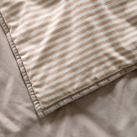 Couverture matelassée faro Rayé ambre+Rayé lin+Rayé peach+Rayé tilleul 3 - vertbaudet enfant 