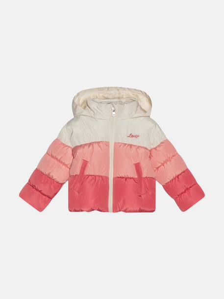 Blouson à capuche Rose 1 - vertbaudet enfant 