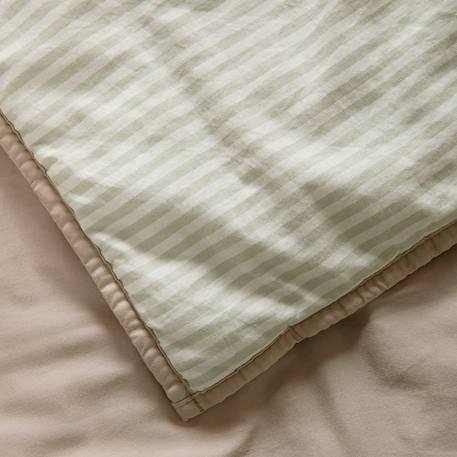 Couverture matelassée faro Rayé ambre+Rayé lin+Rayé peach+Rayé tilleul 21 - vertbaudet enfant 