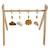 Arche d'éveil bois avec 4 jouets Beige/bleu+Beige/jaune+Beige/rose+Bleu+Ecru/caramel+Jaune+Jaune/vert+Marron+Rose 16 - vertbaudet enfant 