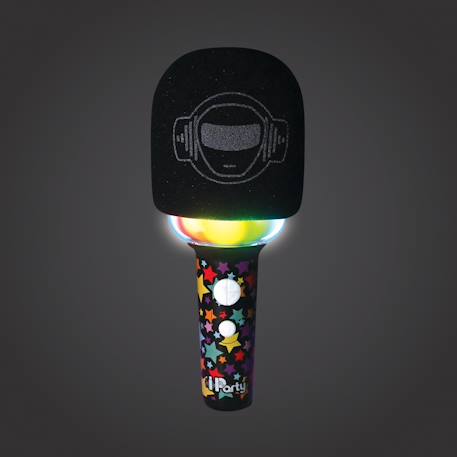 Karaoke microphone bluetooth/sans fil avec effets sonores et lumineux Noir 5 - vertbaudet enfant 