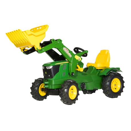 Tracteur farmtrac john deere 6210r Vert et jaune 1 - vertbaudet enfant 