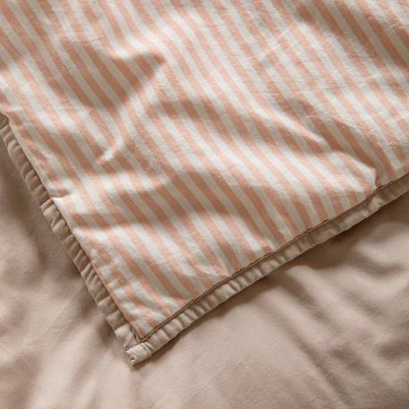 Couverture matelassée faro Rayé ambre+Rayé lin+Rayé peach+Rayé tilleul 15 - vertbaudet enfant 