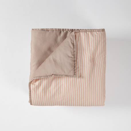 Couverture matelassée faro Rayé ambre+Rayé lin+Rayé peach+Rayé tilleul 14 - vertbaudet enfant 