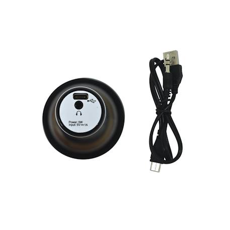 Karaoke microphone bluetooth/sans fil avec effets sonores et lumineux Noir 6 - vertbaudet enfant 
