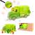 Routoudou - camion poubelle Vert 2 - vertbaudet enfant 
