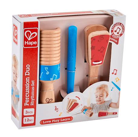 Duo de percussions Rouge 2 - vertbaudet enfant 