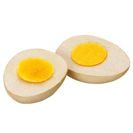 Oeuf en bois à couper Beige 1 - vertbaudet enfant 