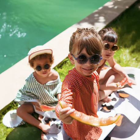 Lunettes de soleil woam Jaune+Pêche+Vert olive+Violet 20 - vertbaudet enfant 