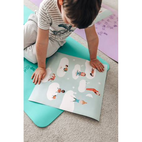 Tapis de yoga enfant vert Vert 4 - vertbaudet enfant 
