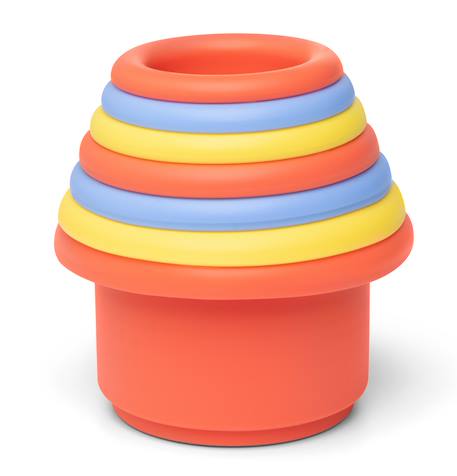 Gobelets gigognes en silicone Rouge 4 - vertbaudet enfant 