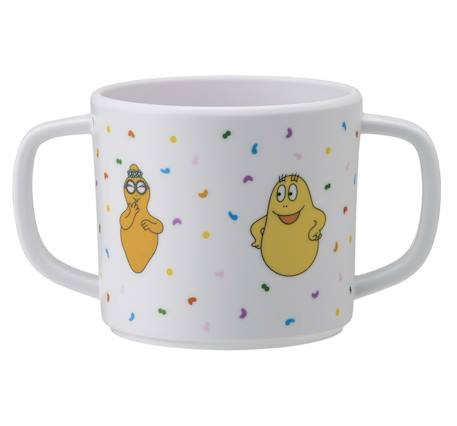 Tasse deux anses avec bec amovible barbapapa Blanc 2 - vertbaudet enfant 