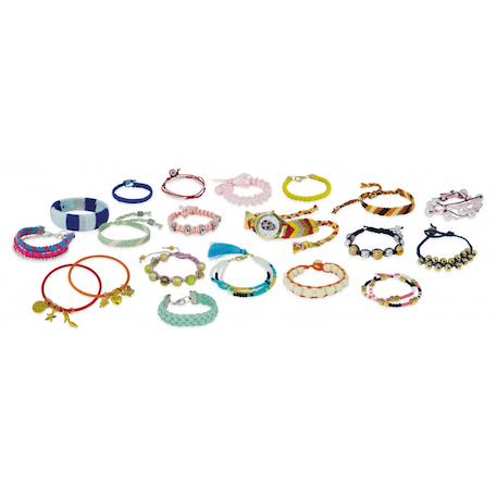 Kit créatif - méga bracelets Rose 3 - vertbaudet enfant 
