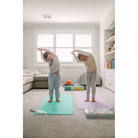 Tapis de yoga enfant vert Vert 3 - vertbaudet enfant 