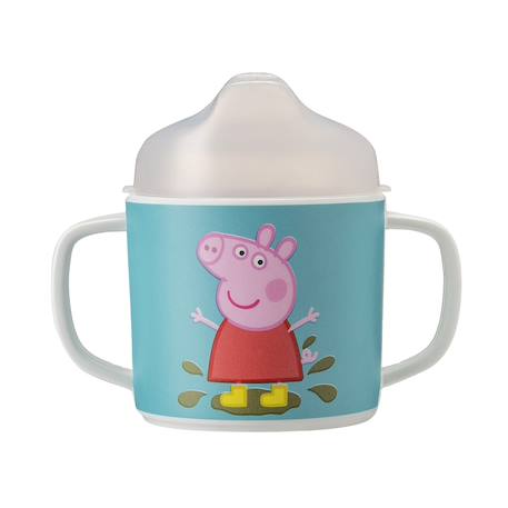 Tasse deux anses avec bec amovible peppa pig Bleu 1 - vertbaudet enfant 